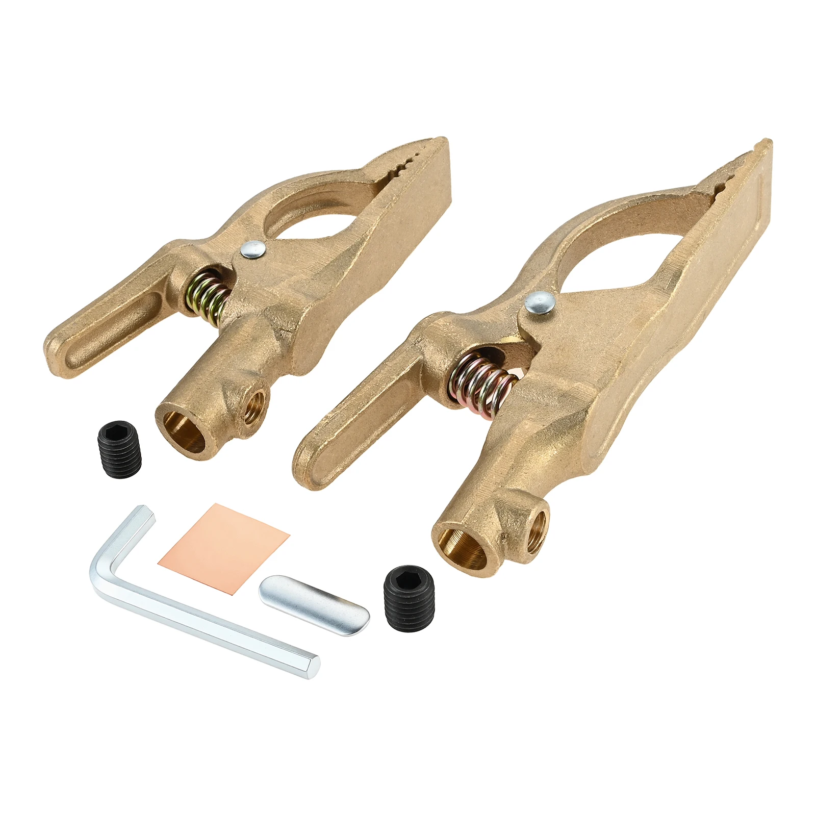 1 комплект, 300/500-амперный сварочный зажим для заземления с гаечным ключом длиной 5,28/6,5 дюйма для аппликаций TIG/MIG/MMA/плазменной сварки/резки
1 комплект, 300/500-амперный сварочный зажим для заземления с гаечным ключом длиной 5,28/6,5 дюйма для аппликаций TIG/MIG/MMA/плазменной сварки/резки