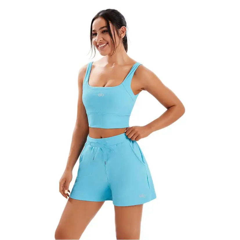 Pilates Set Women Ribbed Fitness Top with Pocket Shorts Quick Dry Yoga Outfit 2025
Pilates Set Women Ribbed Fitness Top with Pocket Shorts Quick Dry Yoga Outfit 2025