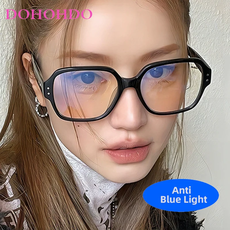 Big Frame Classic Square Rivets Decoration Glasses Women Men Luxury Brand Designer Computer Games Anti-Blue Light Eyewear Unisex
Big Frame Classic Square Rivets Decoration Glasses Women Men Luxury Brand Designer Computer Games Anti-Blue Light Eyewear Unisex
