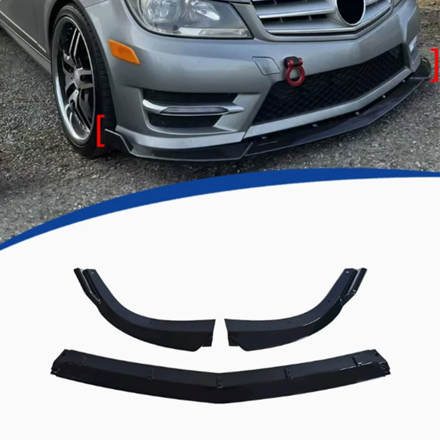 For Mercedes Benz C Class W204 2009-2014 Bright Black Car Front Bumper Lip glossy black Front lip Diffuser Front Chin Spoiler
For Mercedes Benz C Class W204 2009-2014 Bright Black Car Front Bumper Lip glossy black Front lip Diffuser Front Chin Spoiler