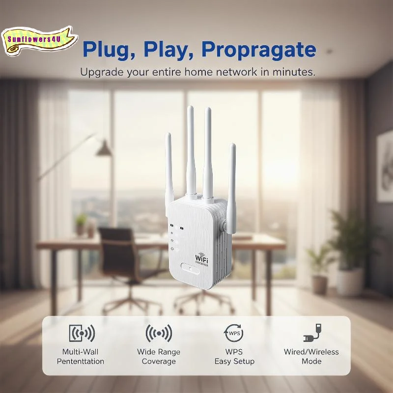 1Pcs 5G/2.4G Signal Router 300Mbps Wireless WiFi Repeater 802.11N Long Range Wireless WiFi Extender Amplifier WIFI Booster
1Pcs 5G/2.4G Signal Router 300Mbps Wireless WiFi Repeater 802.11N Long Range Wireless WiFi Extender Amplifier WIFI Booster