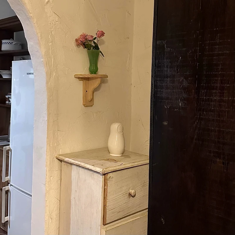 Étagère murale rustique en bois demi-rond pour salon, support de bougie en bois massif, présentoir, unité d'étagère
Étagère murale rustique en bois demi-rond pour salon, support de bougie en bois massif, présentoir, unité d'étagère