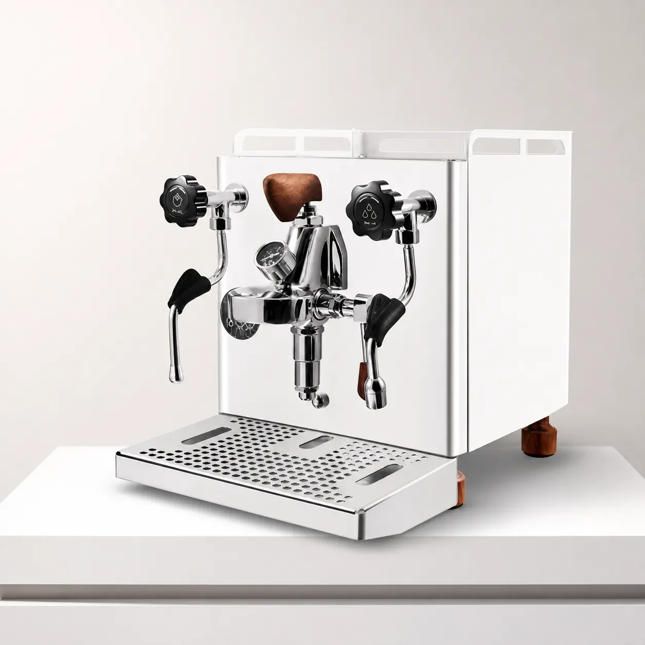 Commercial E61 Rotary Pump Espresso Machine with Dual Independent Boilers Electromagnetic Valve PID Dual
Commercial E61 Rotary Pump Espresso Machine with Dual Independent Boilers Electromagnetic Valve PID Dual