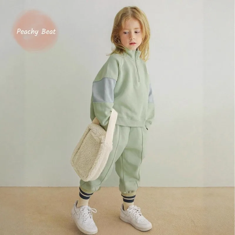 Fashion Baby Boy Girl Cotton Hoodie Set Patchwork Top+Pant 2PCS Toddler Child Sport Suit Spring Autumn Casual Baby Clothes 2-10Y
Fashion Baby Boy Girl Cotton Hoodie Set Patchwork Top+Pant 2PCS Toddler Child Sport Suit Spring Autumn Casual Baby Clothes 2-10Y