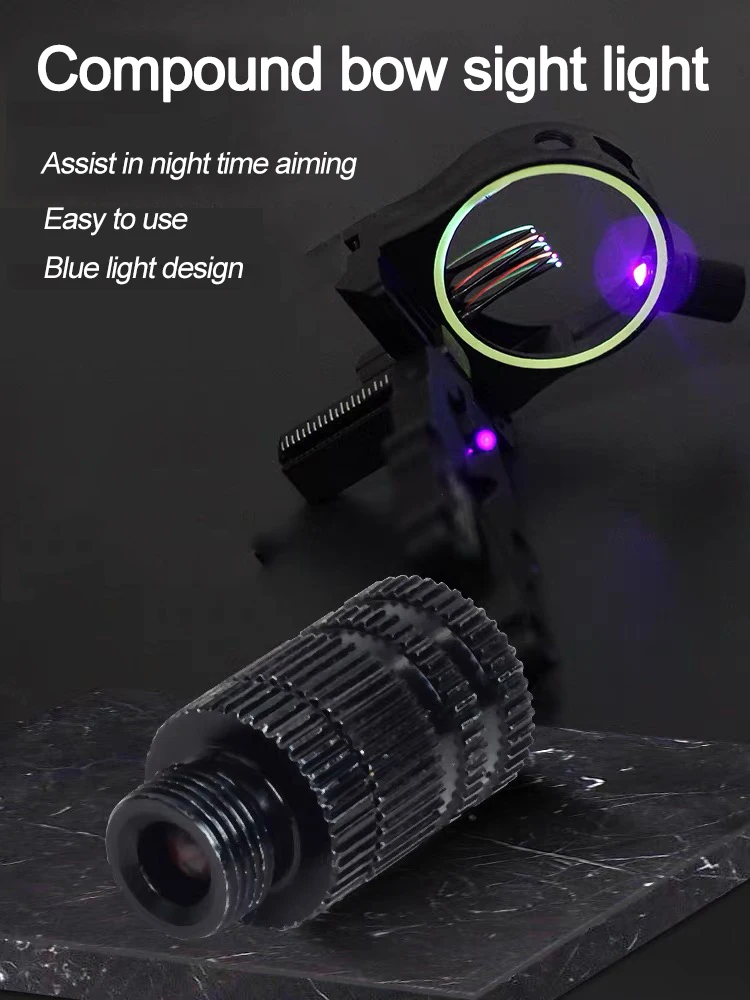 6mm/9mm Adjustable Compound Bow Sight Light Optical Blue LED Stepless Dimming Universal for Hunting Shooting Archery Accessories
6mm/9mm Adjustable Compound Bow Sight Light Optical Blue LED Stepless Dimming Universal for Hunting Shooting Archery Accessories
