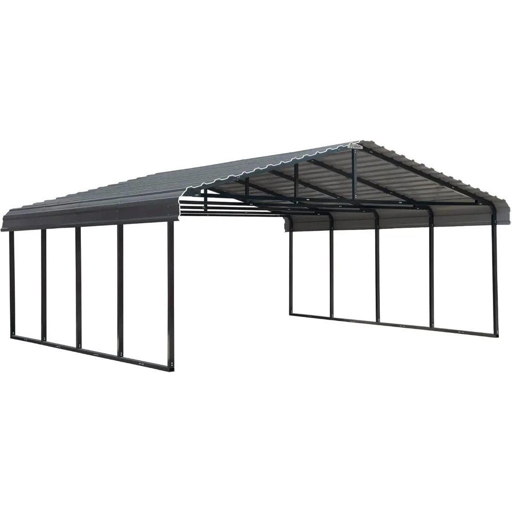 Arrow Carports Galvanized Steel Carport, Double Car Metal Carport Kit, 20' x 20' x 7', Charcoal
Arrow Carports Galvanized Steel Carport, Double Car Metal Carport Kit, 20' x 20' x 7', Charcoal