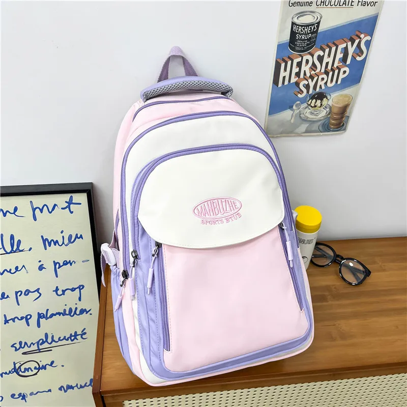 Girls School Bags for Teenagers Middle Student Backpack Women Nylon Patchwork Casual Korean Bagpack
Girls School Bags for Teenagers Middle Student Backpack Women Nylon Patchwork Casual Korean Bagpack