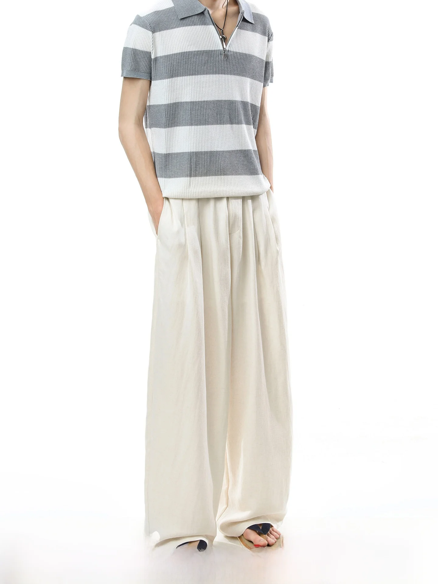 Linen Silk Casual Pants Men's Summer Thin Breathable Drapey Pants Loose Fit Straight Leg Pants Comfortable Daily Wear
Linen Silk Casual Pants Men's Summer Thin Breathable Drapey Pants Loose Fit Straight Leg Pants Comfortable Daily Wear
