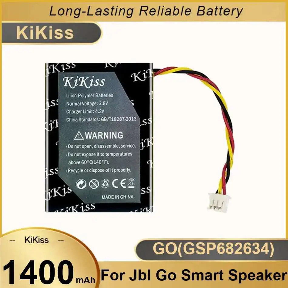 Fast Charging Reliable Power Supply For Jbl GO Smart Speaker GO GSP682634 1400mAh Portable Bluetooth Speaker Battery
Fast Charging Reliable Power Supply For Jbl GO Smart Speaker GO GSP682634 1400mAh Portable Bluetooth Speaker Battery