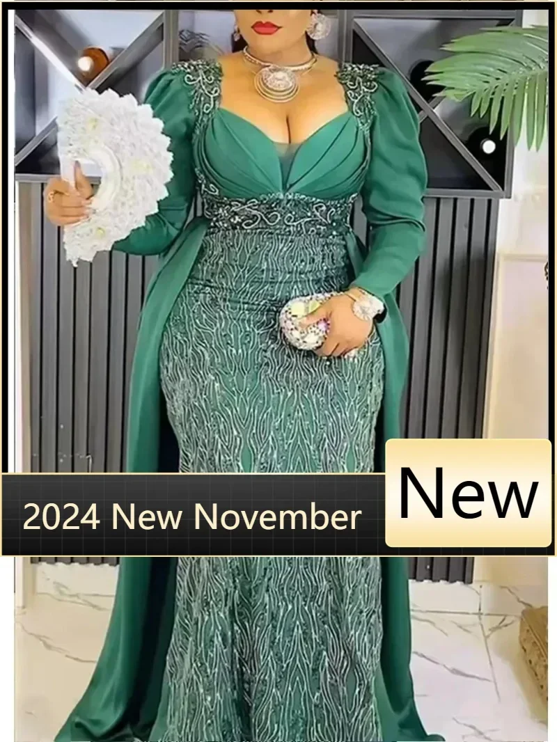 Customized Plus Size Evening Dresses for Women African Luxury Sequin Gown Elegant Turkey Wedding Party Long Dress Ankara Ladies
Customized Plus Size Evening Dresses for Women African Luxury Sequin Gown Elegant Turkey Wedding Party Long Dress Ankara Ladies