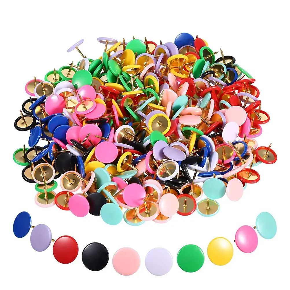 300 Pcs Round Flat Head Thumbtacks Mini Decorative Push Pins for Cork Board Poster Bulletin Wall Office Use
300 Pcs Round Flat Head Thumbtacks Mini Decorative Push Pins for Cork Board Poster Bulletin Wall Office Use