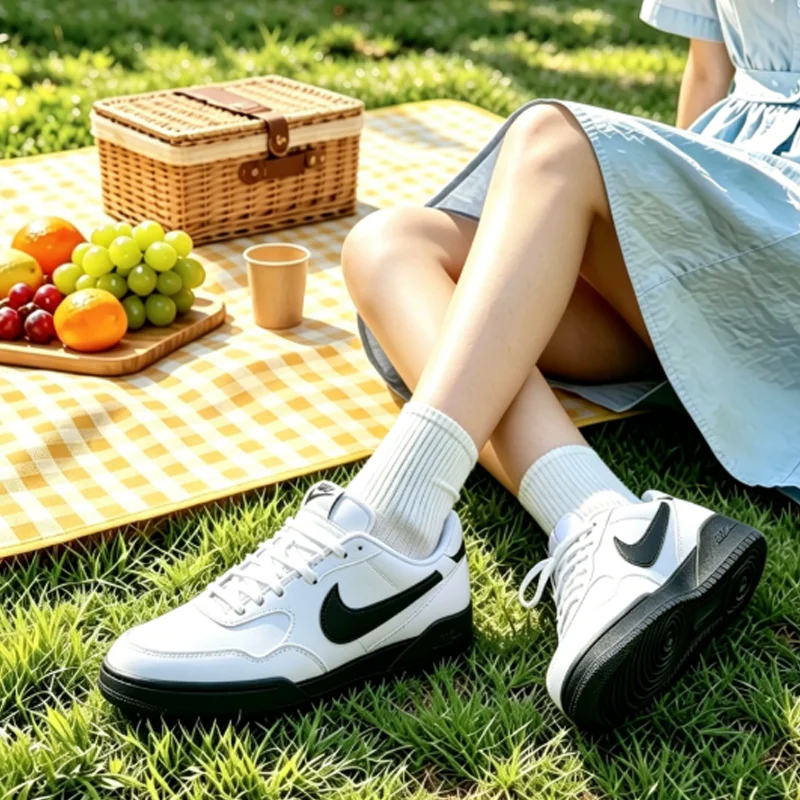 Lucky Leaf | Nike Women's 2026 New Sneakers, Classic Black and White Breathable Cushioned Casual Skate Shoes HQ1940-100
Lucky Leaf | Nike Women's 2026 New Sneakers, Classic Black and White Breathable Cushioned Casual Skate Shoes HQ1940-100