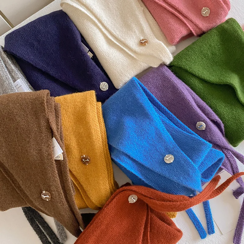 100% Wool Winter Scarf For Women Warm Triangle Knit Scarves Hijab Lady Shawl Wrap Female Purple Green Orange Neck Warmer
100% Wool Winter Scarf For Women Warm Triangle Knit Scarves Hijab Lady Shawl Wrap Female Purple Green Orange Neck Warmer