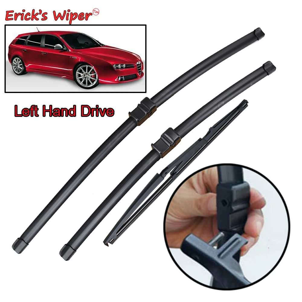 Erick's Wiper LHD Front & Rear Wiper Blades Set For Alfa Romeo 159 2004 - 2011 Windshield Windscreen Window Brushes 22"+18"+13"
Erick's Wiper LHD Front & Rear Wiper Blades Set For Alfa Romeo 159 2004 - 2011 Windshield Windscreen Window Brushes 22"+18"+13"
