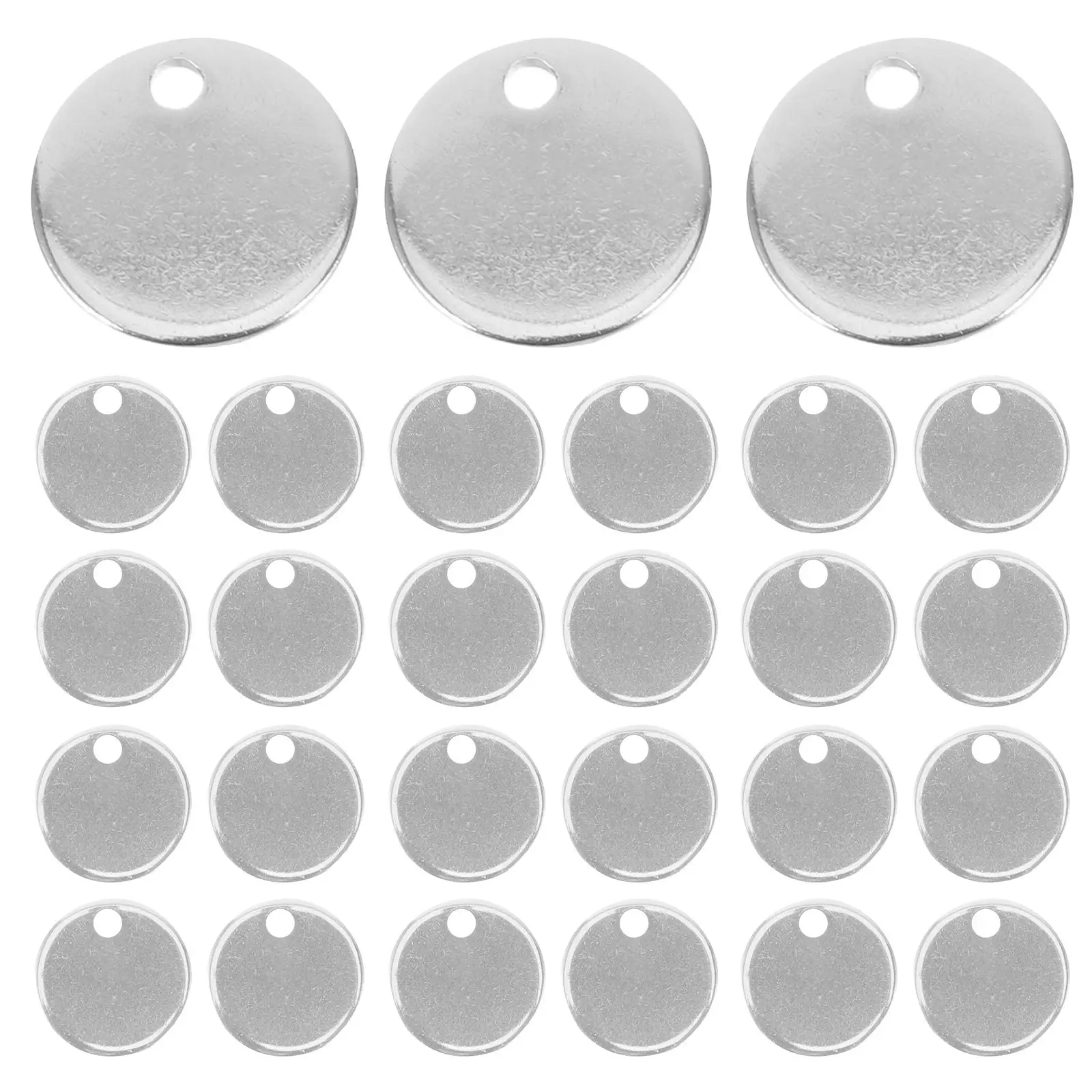 100 Pcs Steel Discs DIY Jewelry Stamping Tags Supplies Blank Tags Round Pendants Metal Charms Craft Accessories
100 Pcs Steel Discs DIY Jewelry Stamping Tags Supplies Blank Tags Round Pendants Metal Charms Craft Accessories