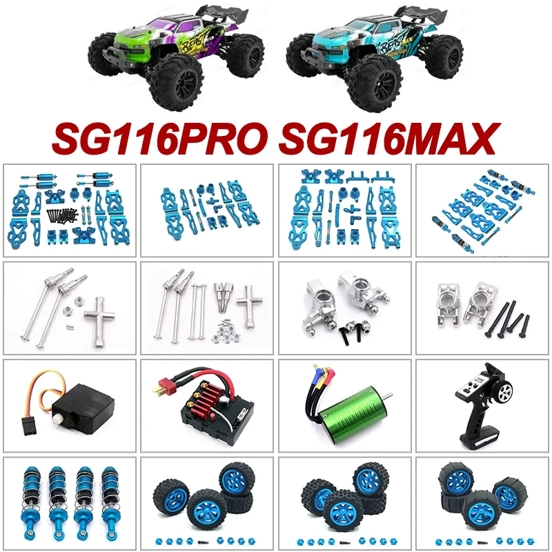 SCY SG116PRO SG116MAX 1/16 Радиоуправляемые автомобильные детали 16101 16102 16103PRO Алюминиевый металлический комплект обновления Приводной вал Рулевая чашка Мотор Приемник
SCY SG116PRO SG116MAX 1/16 Радиоуправляемые автомобильные детали 16101 16102 16103PRO Алюминиевый металлический комплект обновления Приводной вал Рулевая чашка Мотор Приемник