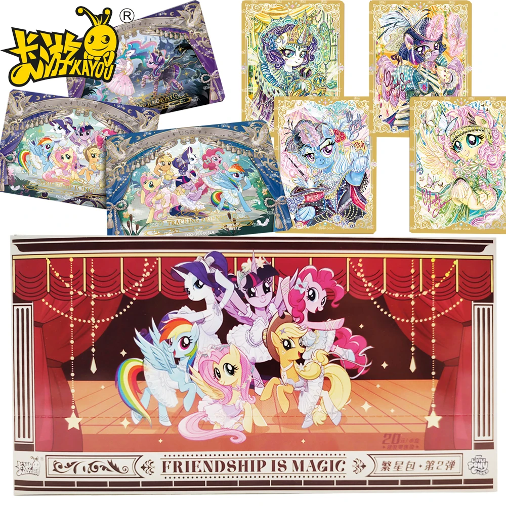 Original Kayou My Little Pony Collection Cards Rainbow Dash Fluttershy Gorgeous Dancing Party Unique Art Photo Cards Grils Gifts
Original Kayou My Little Pony Collection Cards Rainbow Dash Fluttershy Gorgeous Dancing Party Unique Art Photo Cards Grils Gifts
