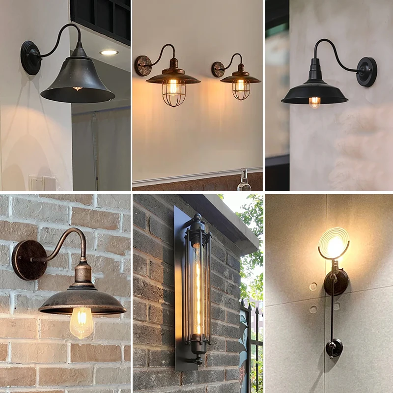 Wrought iron pot cover aisle corridor balcony light industrial wind bedroom bedside wall light bar restaurant retro outdoor wall
Wrought iron pot cover aisle corridor balcony light industrial wind bedroom bedside wall light bar restaurant retro outdoor wall