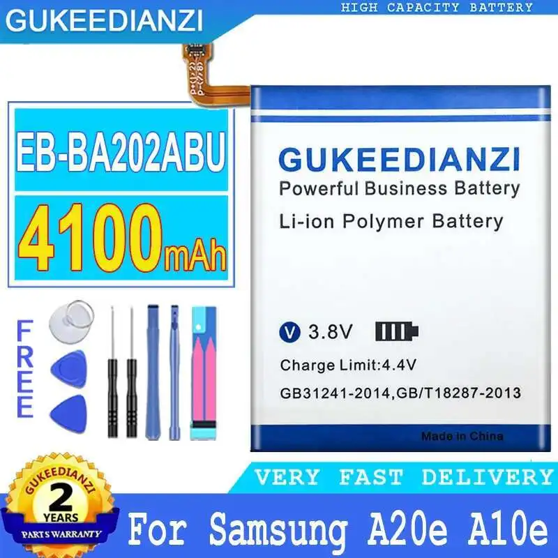 EB-BA202ABU For Samsung Galaxy A20e A10e A102W A102U A202F Mobile Phone Battery Long-Lasting Performance 4100mAh Fast Charging
EB-BA202ABU For Samsung Galaxy A20e A10e A102W A102U A202F Mobile Phone Battery Long-Lasting Performance 4100mAh Fast Charging