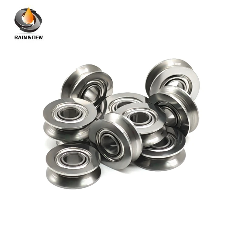 4PCS Stainless Steel SV4-12ZZ Roller Bearing 4X12X4 mm Guide Rail Pulley V-shaped Bearing SV4-12 SV4-12Z
4PCS Stainless Steel SV4-12ZZ Roller Bearing 4X12X4 mm Guide Rail Pulley V-shaped Bearing SV4-12 SV4-12Z