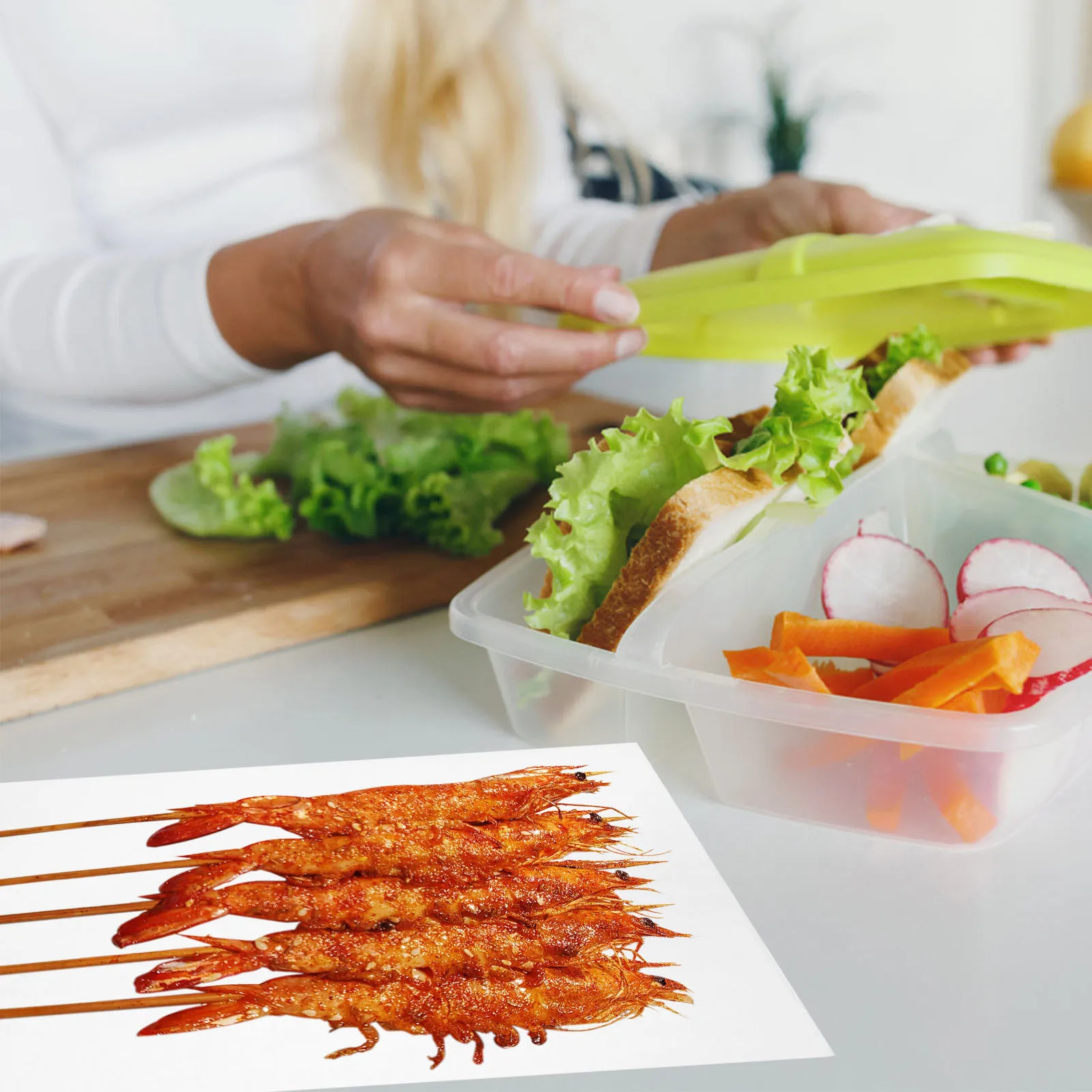 500 Sheets Anti-Grease Food Wrapping Paper Sandwich Cake Wrappers Baking Parchment Paper for Food Packaging Party Picnic Kitchen
500 Sheets Anti-Grease Food Wrapping Paper Sandwich Cake Wrappers Baking Parchment Paper for Food Packaging Party Picnic Kitchen