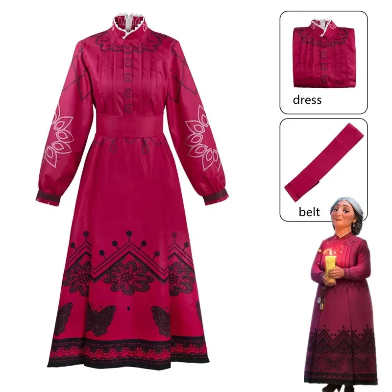 72-й аниме, горячий фильм, очаровательный карнавальный костюм Мирабель Бабушка Альма, платье с поясом, женская одежда для девочек, вечерние костюмы на Хэллоуин C
72-й аниме, горячий фильм, очаровательный карнавальный костюм Мирабель Бабушка Альма, платье с поясом, женская одежда для девочек, вечерние костюмы на Хэллоуин C