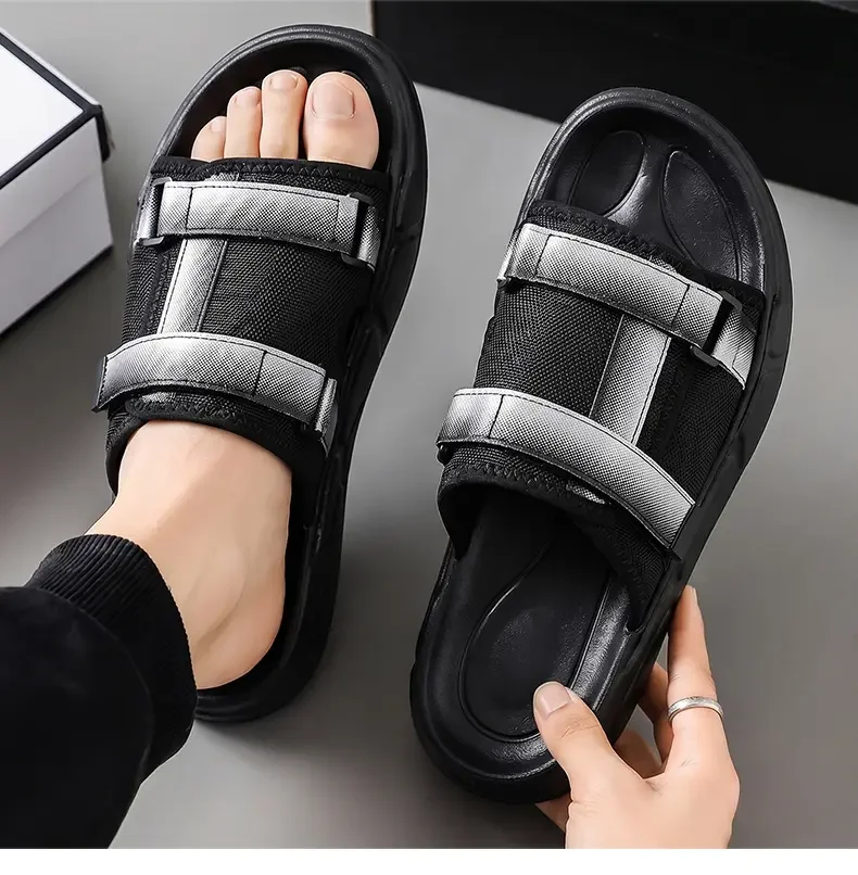 Plain Minimalist Outdoor Men Slippers Open Toe Flat Solid Slide Sandals Light Non Slip Beach Daily Walking Footwear
Plain Minimalist Outdoor Men Slippers Open Toe Flat Solid Slide Sandals Light Non Slip Beach Daily Walking Footwear