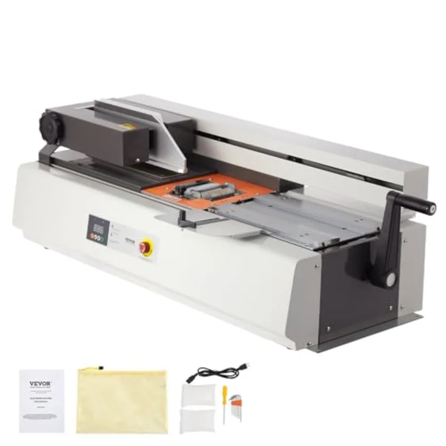 Thermal 400 Sheets Capacity Hot Glue Book Binder for A3 Short Edge/A4/A5 Documents with 40mm Binding Thickness Durable Black Pl
Thermal 400 Sheets Capacity Hot Glue Book Binder for A3 Short Edge/A4/A5 Documents with 40mm Binding Thickness Durable Black Pl