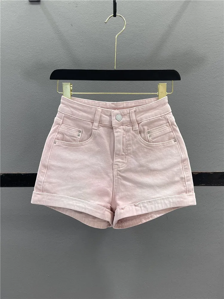 Pink Retro Sexy Girl Denim Shorts Women's High Waist Elastic Tight Sexy Butt Shorts Summer Casual High Waist Cotton Stretch D...
Pink Retro Sexy Girl Denim Shorts Women's High Waist Elastic Tight Sexy Butt Shorts Summer Casual High Waist Cotton Stretch D...