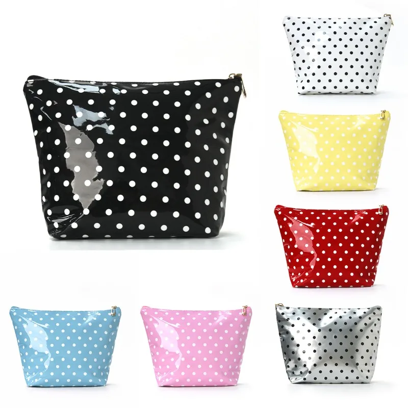 Glossy Polka Dot Cosmetic Bagfor Women Fashion Large Capacity Travel Wash Storage Bag Portable Handheld Makeup Pouch Bag
Glossy Polka Dot Cosmetic Bagfor Women Fashion Large Capacity Travel Wash Storage Bag Portable Handheld Makeup Pouch Bag