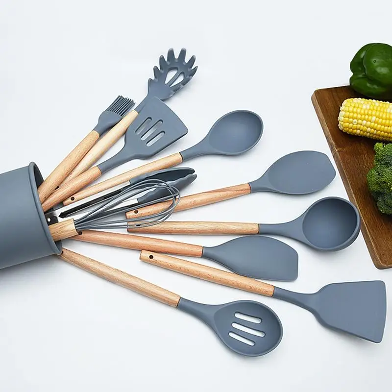 Cooking Tool Sets Non-toxic Cooking Baking Kitchen Tools Utensils Silicone Shovel Spoon Scraper Brush Spade Whisk Turner
Cooking Tool Sets Non-toxic Cooking Baking Kitchen Tools Utensils Silicone Shovel Spoon Scraper Brush Spade Whisk Turner