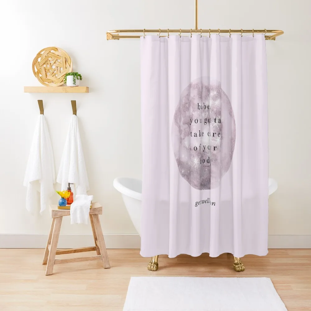 get well soon - take care sparkly moon (on pink) Shower Curtain In The Bathroom Waterproof Bathroom Shower Curtain
get well soon - take care sparkly moon (on pink) Shower Curtain In The Bathroom Waterproof Bathroom Shower Curtain