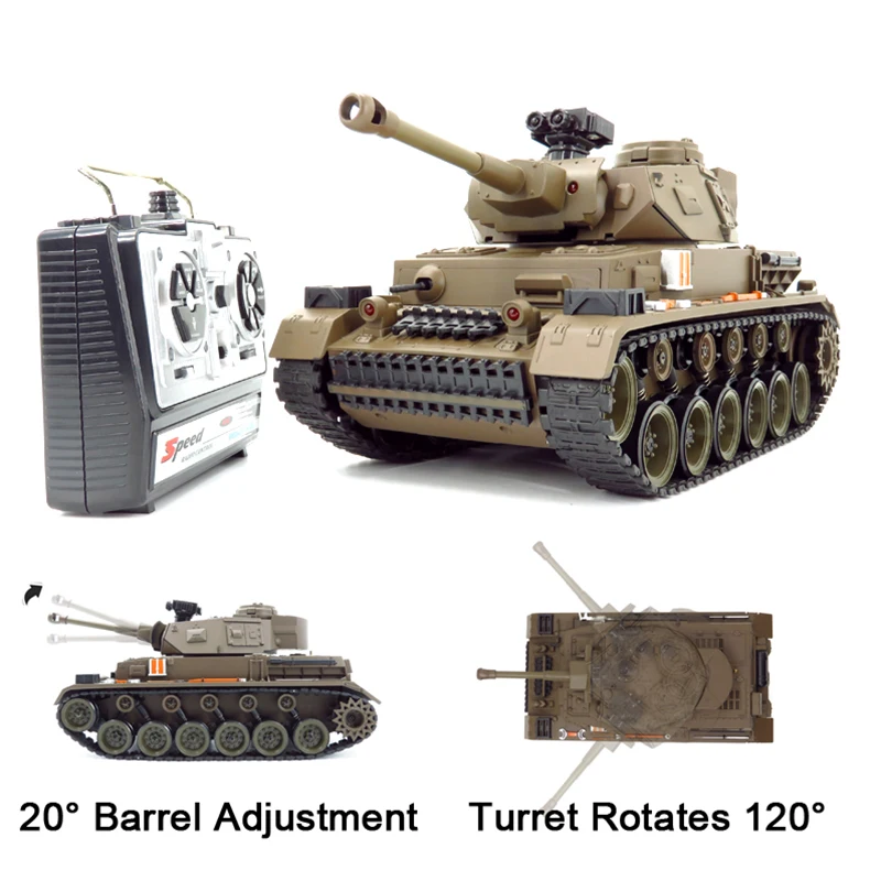 1/20 4 Channel RC Tank Model Metal Track Drive Can Launch Off-road Vehicle Tank Boy Toy
1/20 4 Channel RC Tank Model Metal Track Drive Can Launch Off-road Vehicle Tank Boy Toy