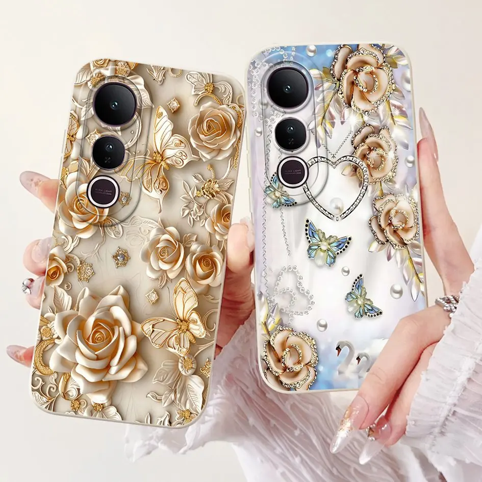 Для Vivo V50 Lite 5G V2440 Чехол Vivo V50 Lite 4G V2441 Популярный чехол с цветочным бантом из мягкого ТПУ Бампер Для Vivo V50 V 50 V2427 Capa
Для Vivo V50 Lite 5G V2440 Чехол Vivo V50 Lite 4G V2441 Популярный чехол с цветочным бантом из мягкого ТПУ Бампер Для Vivo V50 V 50 V2427 Capa