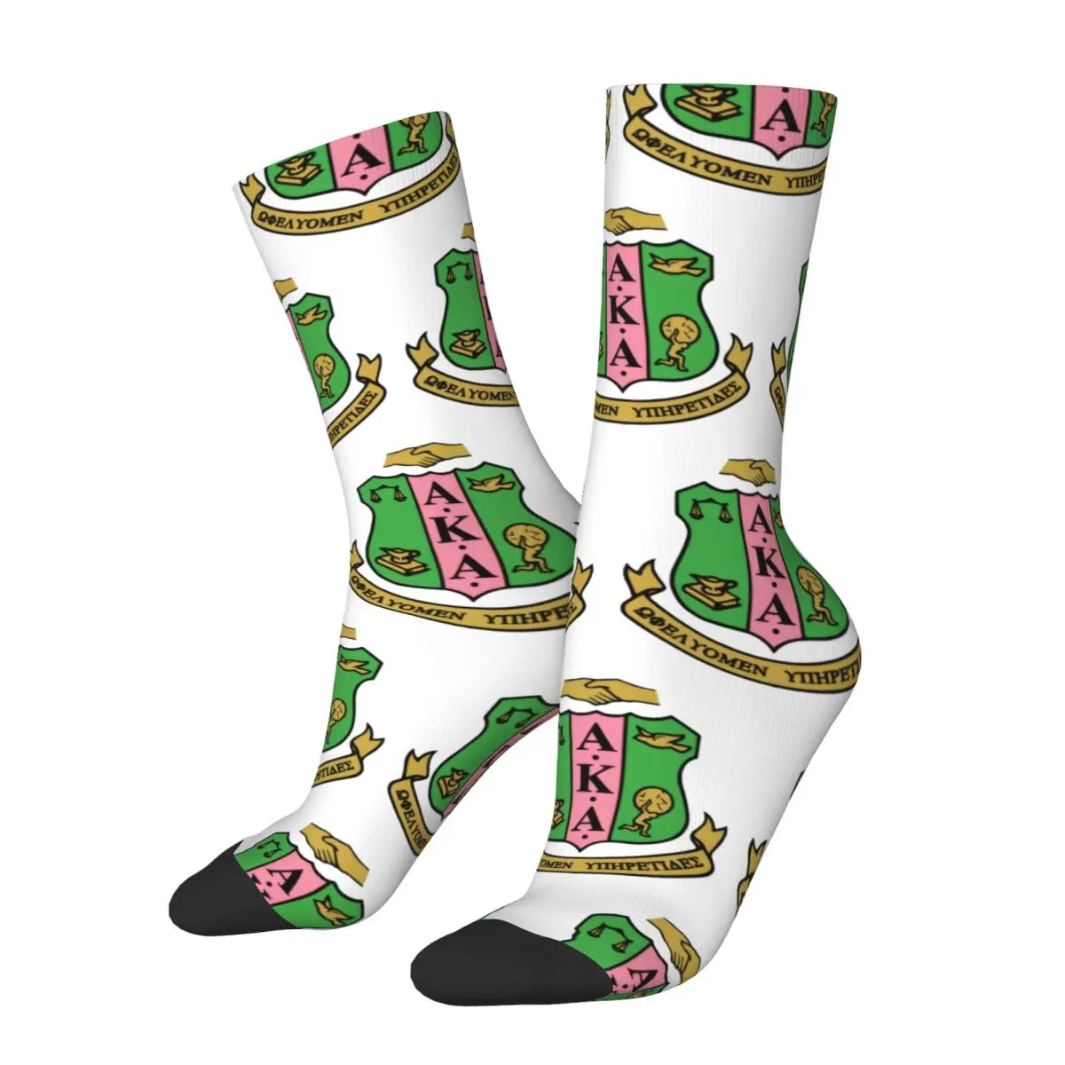 AKA Sorority Socks All Season Long Socks Accessories for Man's Woman's Gifts 
AKA Sorority Socks All Season Long Socks Accessories for Man's Woman's Gifts