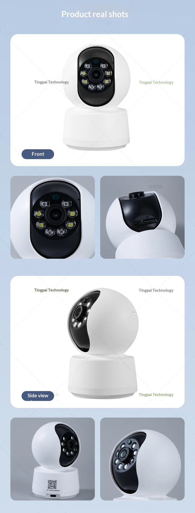 Tingpai Wireless Security Camera – 4G/WiFi 1080P Full HD, 360° PTZ, AI Human Detection, Auto Tracking, Full Color Night Vision Tingpai Wireless Security Camera – 4G/WiFi 1080P Full HD, 360° PTZ, AI Human Detection, Auto Tracking, Full Color Night Vision