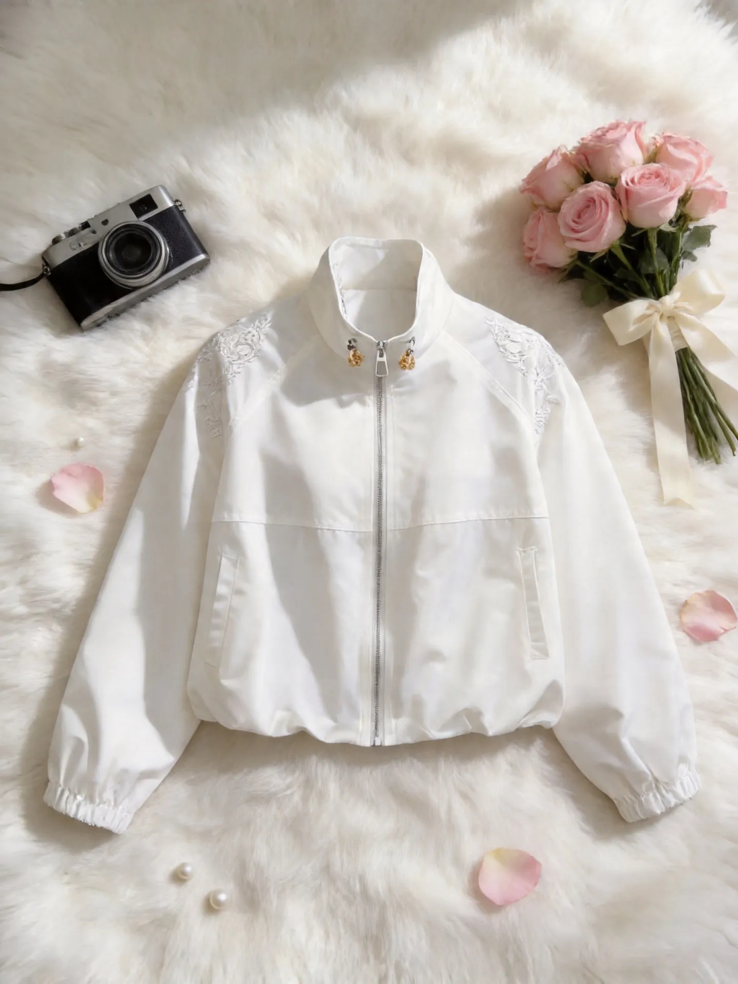 Korean Style Loose Long Sleeve Baseball Jacket Women's Early Spring Casual Versatile Slimming Breathable Short Coat
Korean Style Loose Long Sleeve Baseball Jacket Women's Early Spring Casual Versatile Slimming Breathable Short Coat
