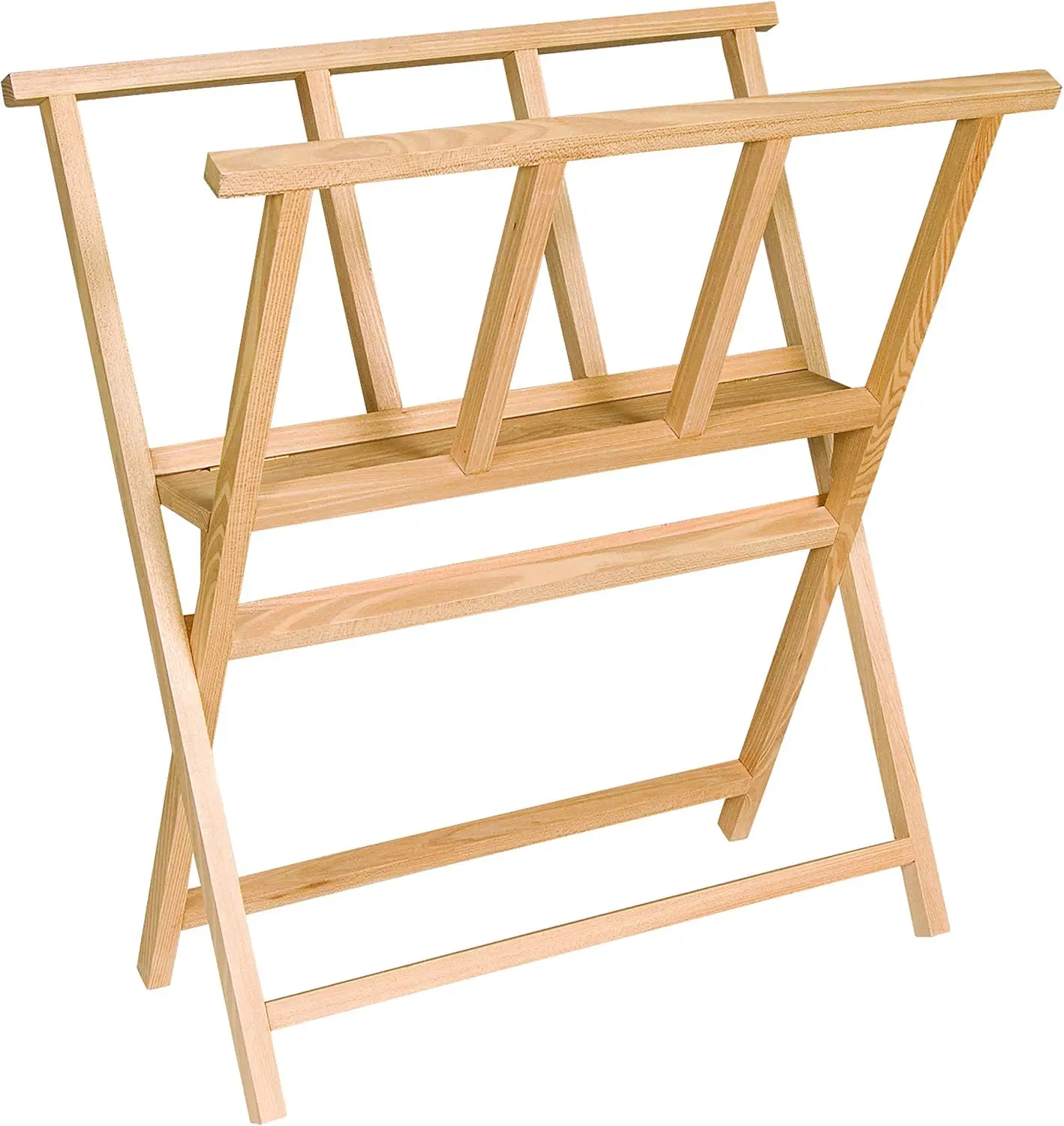 Folding Wood Print Rack for Canvas Art Display & Storage, 28x16x25.5 Inch, Beechwood Finish, Holds Artwork up to 24x36
Folding Wood Print Rack for Canvas Art Display & Storage, 28x16x25.5 Inch, Beechwood Finish, Holds Artwork up to 24x36