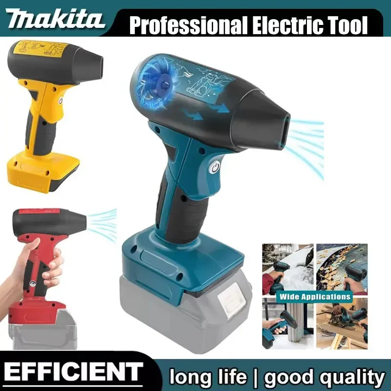 Makita 130000RMP 4-Speed Handheld Turbo Jet Fan Air Blower Car Violent Blower Car Wash Air Gun Dryer For /Dewalt/Milwaukee/Bosch
Makita 130000RMP 4-Speed Handheld Turbo Jet Fan Air Blower Car Violent Blower Car Wash Air Gun Dryer For /Dewalt/Milwaukee/Bosch