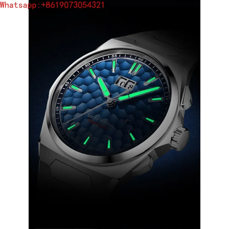 The Great Qin Empire LUCKY HARVEY Series Hammer Men's Watch Mechanical Watch Deep Sea Blue
The Great Qin Empire LUCKY HARVEY Series Hammer Men's Watch Mechanical Watch Deep Sea Blue