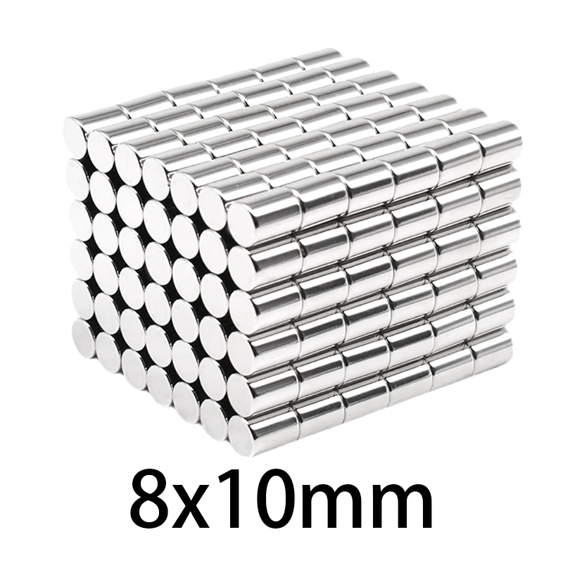 50/100Pcs 8x6 8x7 8x8 8x10mm Neodymium Magnet N35 Small Round Mini Super Strong Super Powerful Magnetic Magnets Disc For Craft
50/100Pcs 8x6 8x7 8x8 8x10mm Neodymium Magnet N35 Small Round Mini Super Strong Super Powerful Magnetic Magnets Disc For Craft