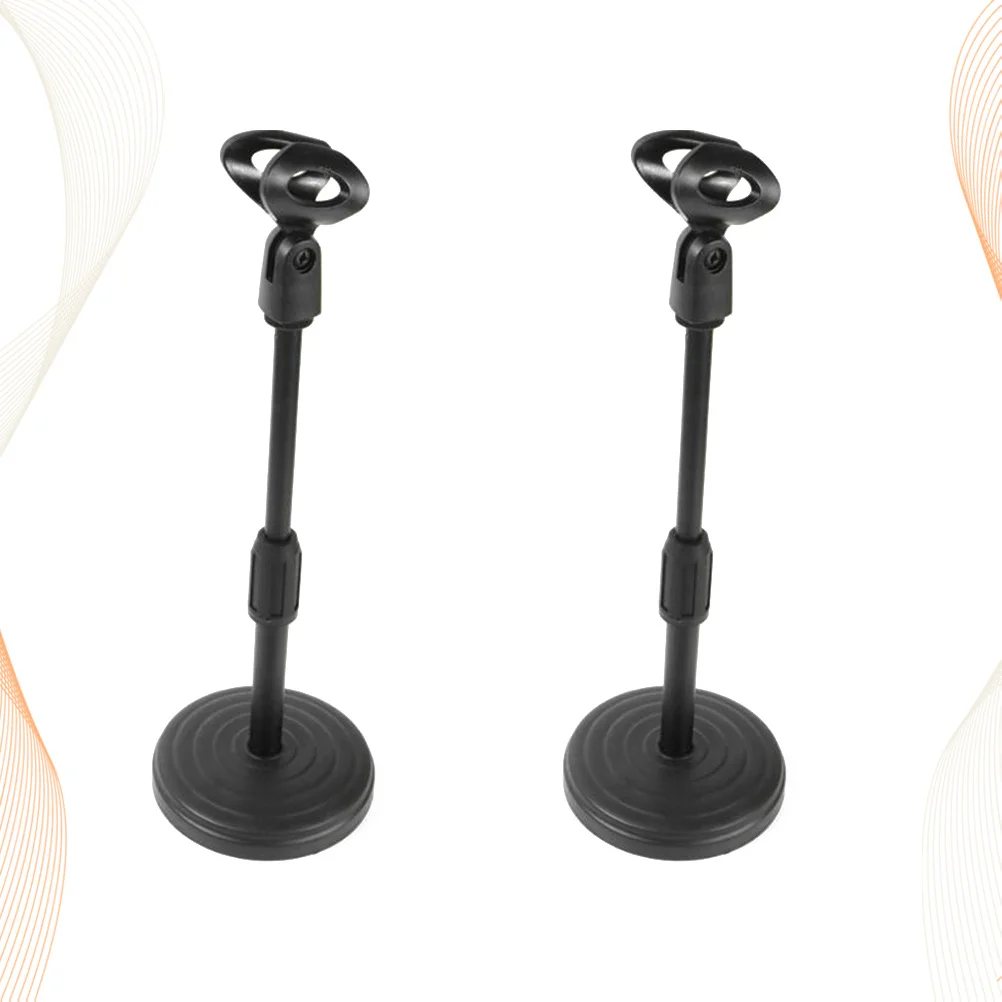 2Pcs Desktop Microphone Holder Heavy Duty Portable Plastic Weighted Base Microphone Support for Conference Live Broadcast
2Pcs Desktop Microphone Holder Heavy Duty Portable Plastic Weighted Base Microphone Support for Conference Live Broadcast