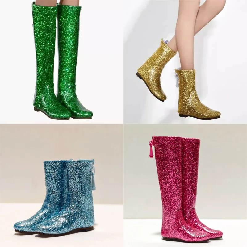 1/6 Scale Short/long Boots Sequin Flat Shoes with Zipper Female Soldier Accessory Fit 12'' PH Hobbies AT201 AT202 Body
1/6 Scale Short/long Boots Sequin Flat Shoes with Zipper Female Soldier Accessory Fit 12'' PH Hobbies AT201 AT202 Body
