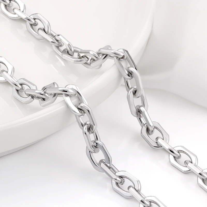 1Meter Stainless Steel Cross Split Chain For Jewelry Making Supplies DIY Charm Necklace Bracelet Fashion Accessorie Wholesales
1Meter Stainless Steel Cross Split Chain For Jewelry Making Supplies DIY Charm Necklace Bracelet Fashion Accessorie Wholesales