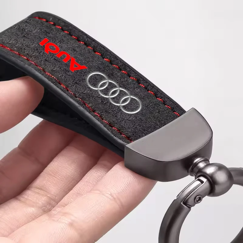 Car Styling Suede Keychain Anti-loss Ring Pendant For Audi A1 A3 A4 A5 A6 A7 A8 S3 S4 S5 S6 RS3 RS4 RS5 RS6 Q3 Q5 Q7 Accessories
Car Styling Suede Keychain Anti-loss Ring Pendant For Audi A1 A3 A4 A5 A6 A7 A8 S3 S4 S5 S6 RS3 RS4 RS5 RS6 Q3 Q5 Q7 Accessories