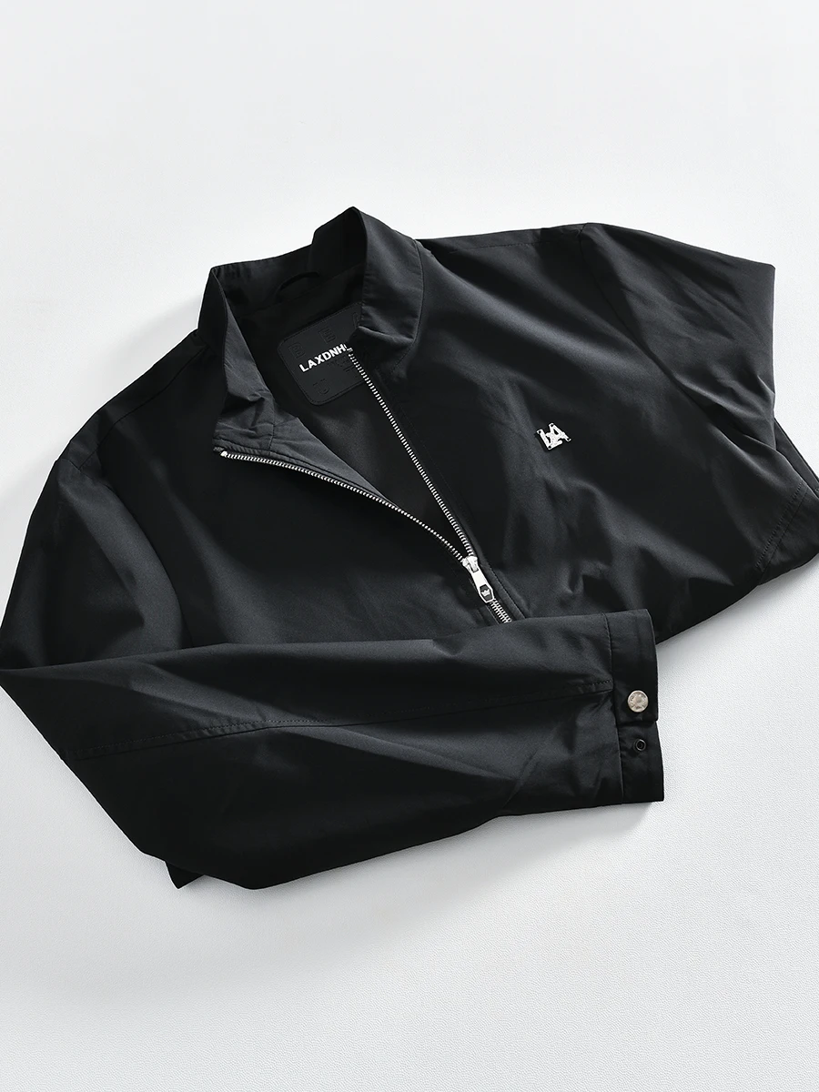 Fashionable Casual Stand Collar Jacket Comfortable Stylish Lightweight Business Style Spring Autumn Season Youth Outerwear
Fashionable Casual Stand Collar Jacket Comfortable Stylish Lightweight Business Style Spring Autumn Season Youth Outerwear