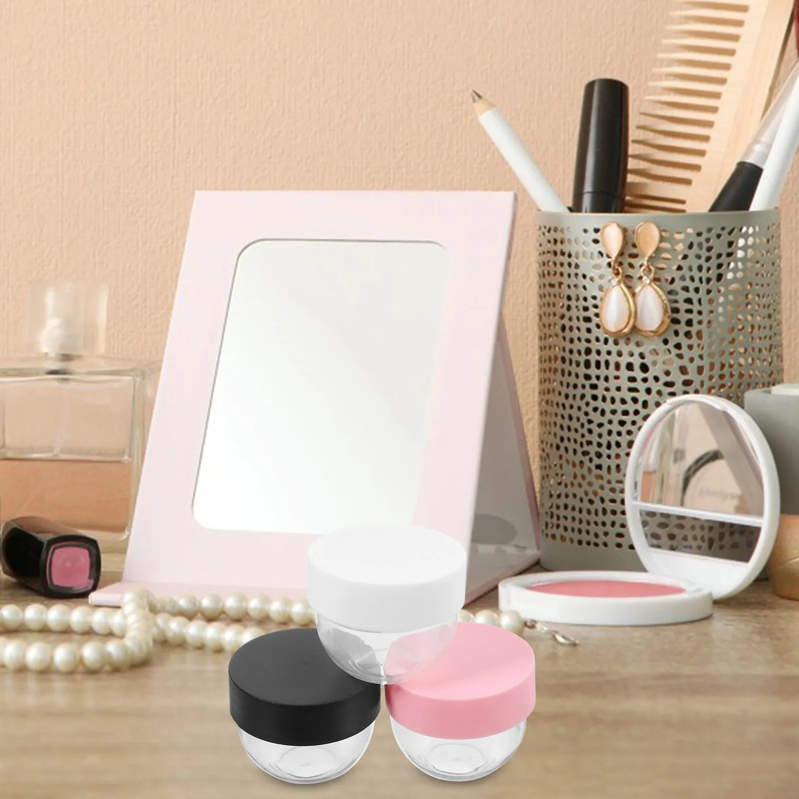 8Pcs Cream Jars Wide Mouth Compact Refillable Face Cream Bottles Travel Lotion Containers Leak Proof Stable Storage
8Pcs Cream Jars Wide Mouth Compact Refillable Face Cream Bottles Travel Lotion Containers Leak Proof Stable Storage