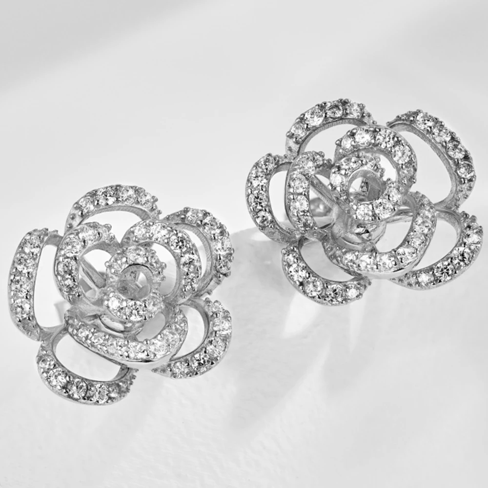 Real S925 Sterling Silver Flower Earrings Bright Camellia Earrings Women Luxury Jewelry Shiny 5A Zircon Gift Party Banquet
Real S925 Sterling Silver Flower Earrings Bright Camellia Earrings Women Luxury Jewelry Shiny 5A Zircon Gift Party Banquet