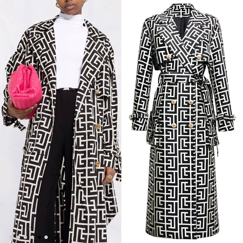 customized In stock 2025 jacquard belt Hepburn style women's coat temperament commuting high-end mid length trench coat dress
customized In stock 2025 jacquard belt Hepburn style women's coat temperament commuting high-end mid length trench coat dress