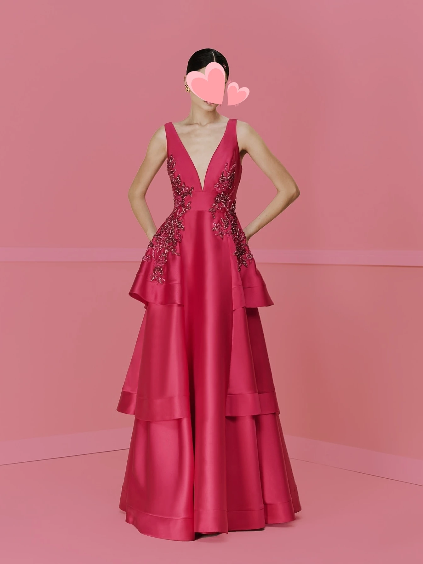 Oisslec Dress Elegant Vintage Sexy Rose Red Beads Applique V-Neck Customize Formal Occasion Prom Dress Evening Party Gowns
Oisslec Dress Elegant Vintage Sexy Rose Red Beads Applique V-Neck Customize Formal Occasion Prom Dress Evening Party Gowns